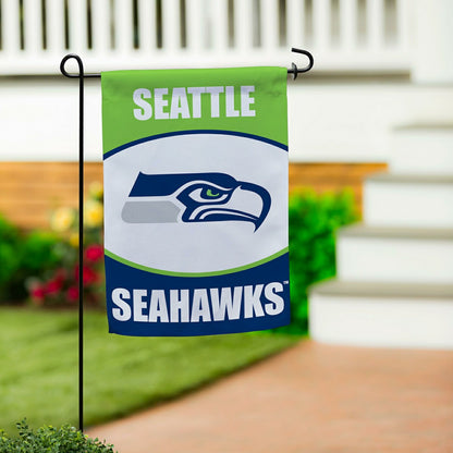Team Sports America Exclusive - Seattle Seahawks Suede Garden Flag