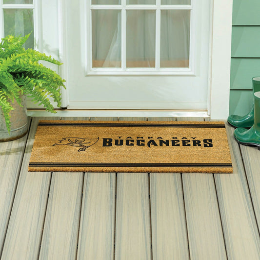 Team Sports America Value - Tampa Bay Buccaneers Large One Color Coir Mat, 36"x24"