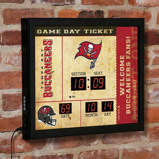 Team Sports America Trending - Scoreboard Wall Clock, Tampa Bay Buccaneers