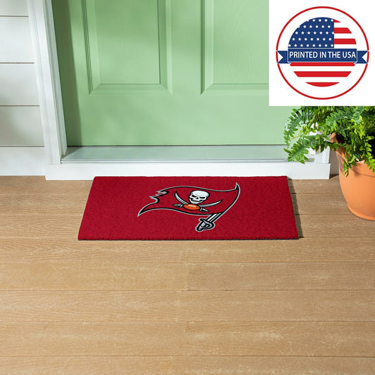 Team Sports America Value - Full Color PVC Mat, 16" x 28", Tampa Bay Buccaneers