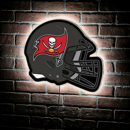 Team Sports America Exclusive - LED Wall Decor, Helmet, Tampa Bay Buccaneers
