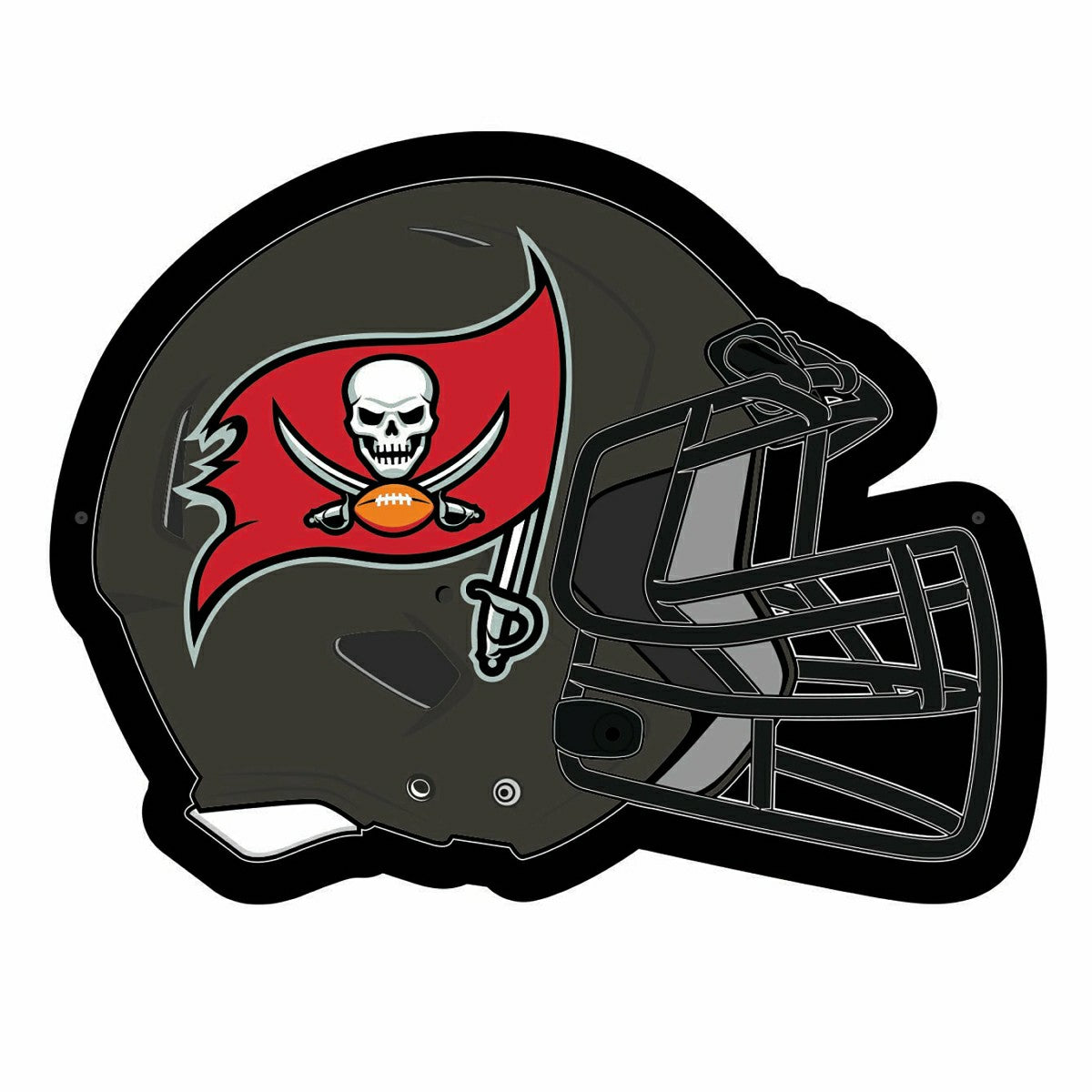 Team Sports America Exclusive - LED Wall Decor, Helmet, Tampa Bay Buccaneers