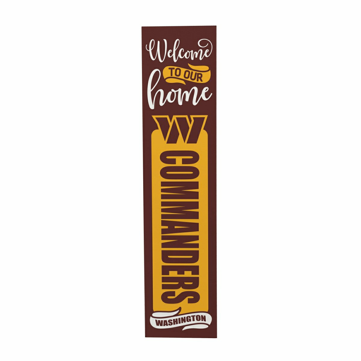 Team Sports America Value - 47" Double Sided Leaner, Washington Commanders, Halloween