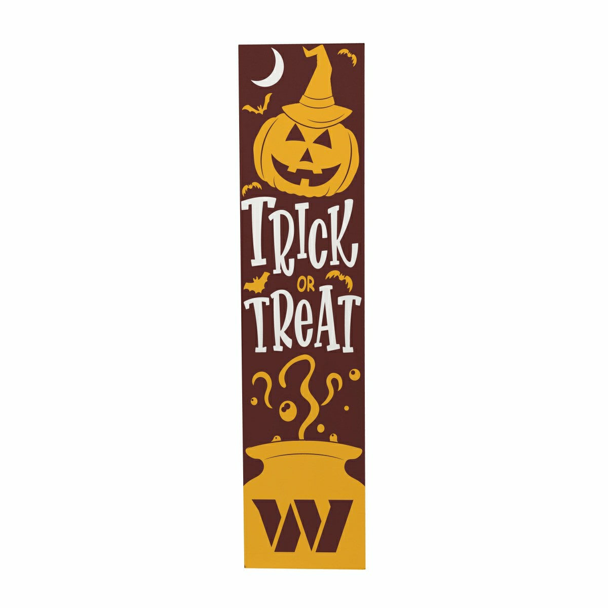 Team Sports America Value - 47" Double Sided Leaner, Washington Commanders, Halloween
