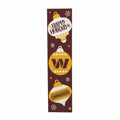 Team Sports America Best Seller - 47" Double Sided Leaner, Washington Commanders, Christmas