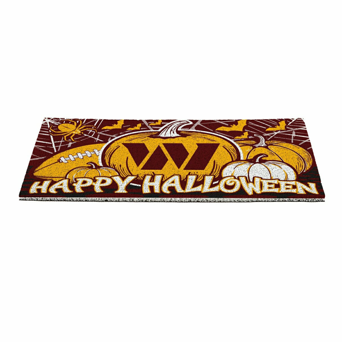 Team Sports America Recommended - Washington Commanders Halloween PVC Mat, 28"x16"