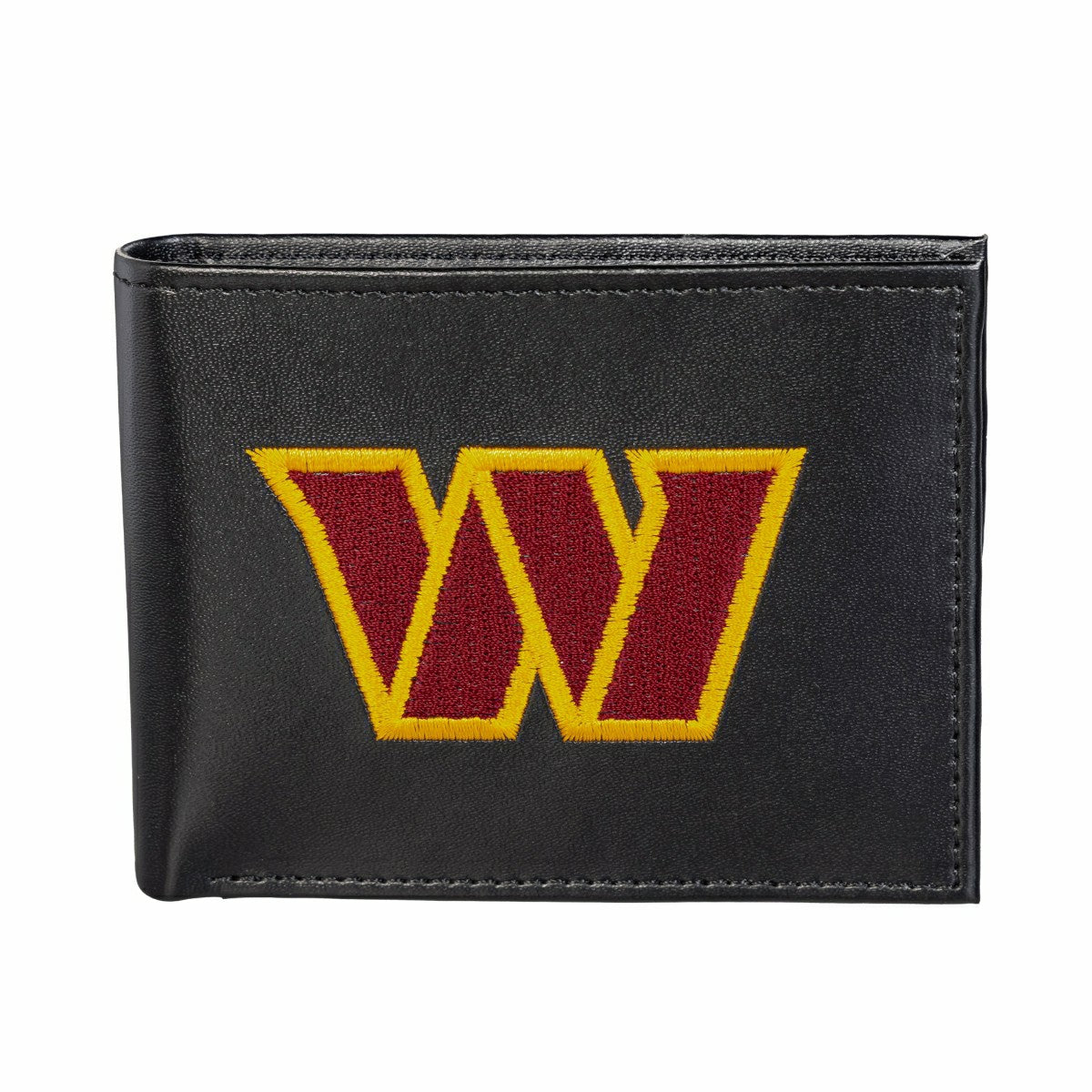 Team Sports America Everyday - Washington Commanders Black Bi-Fold Embroidered Wallet w/ RFID Blocking