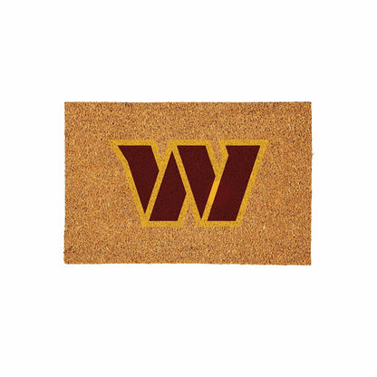 Team Sports America Recommended - Washington Commanders Large Full Color Coir Mat, 36"x24"