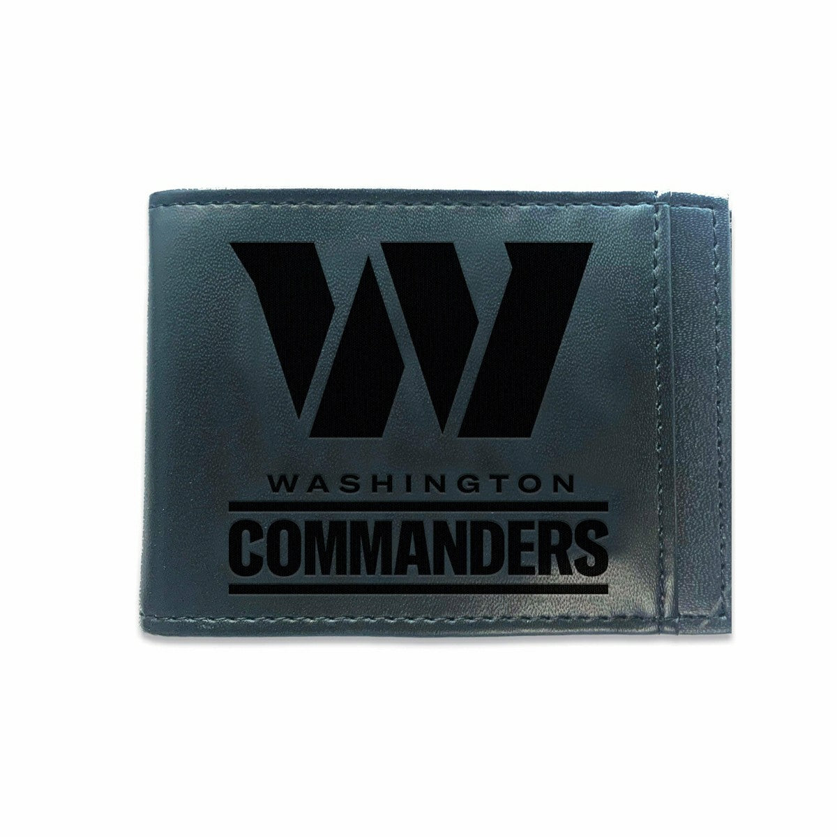 Team Sports America Recommended - Front Pocket Wallet w/ RFID Blocking, Washington Commanders, Black
