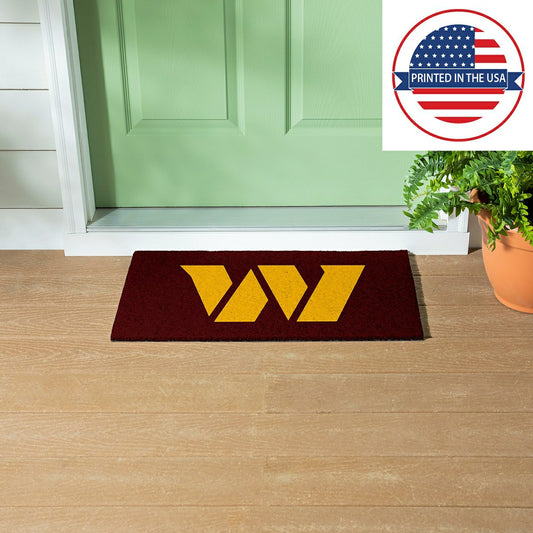 Team Sports America Exclusive - Full Color PVC Mat, 16" x 28", Washington Commanders
