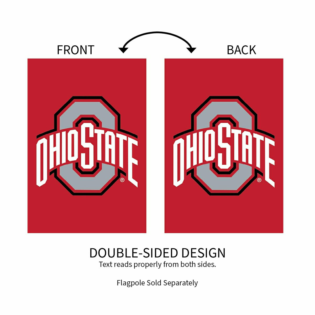 Team Sports America Classic - Ohio State University Applique House Flag