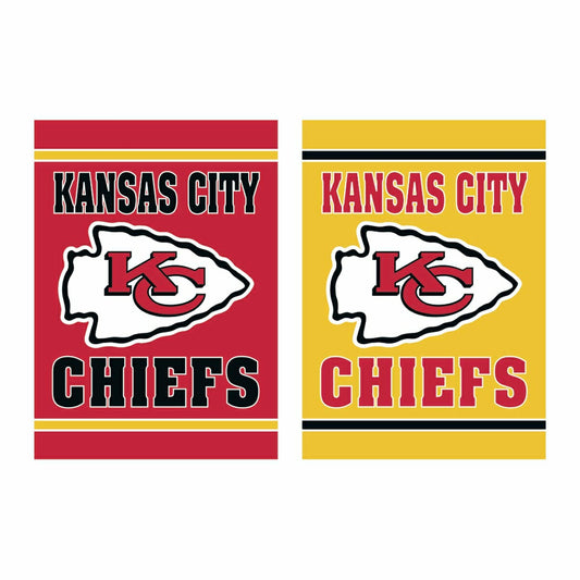 Team Sports America Value - Kansas City Chiefs Embossed Suede House Flag