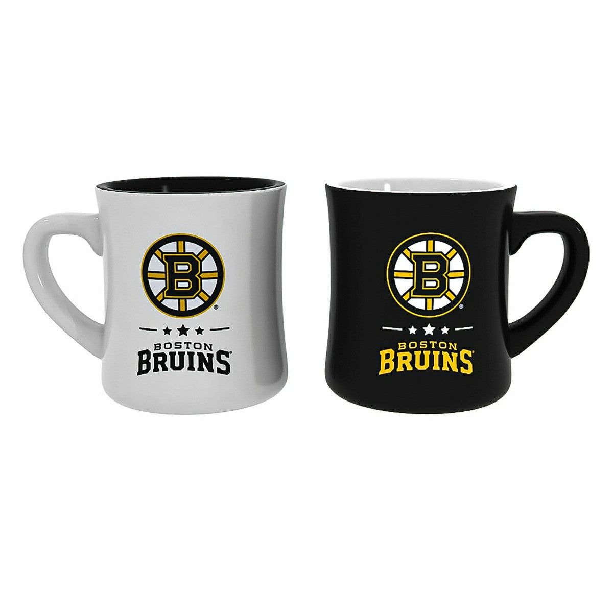 Team Sports America Trending - Boston Bruins 10oz Ceramic Cup Set, 2pc