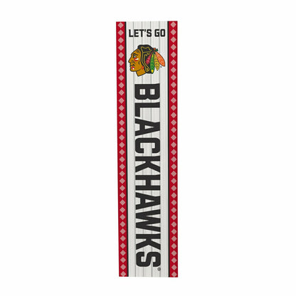 Team Sports America Signature - Chicago Blackhawks 47" Double Sided Leaner, Christmas