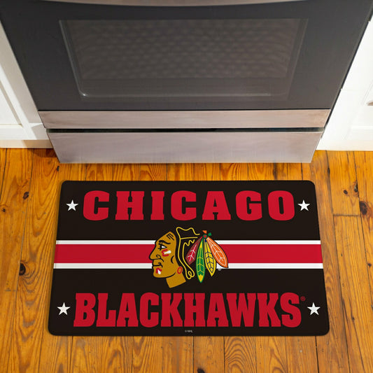 Team Sports America Essential - Chicago Blackhawks Anti-Fatigue Mat, 18"x30"