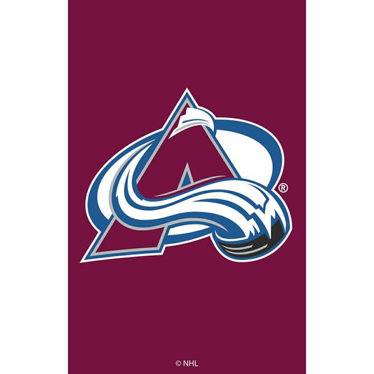Team Sports America Best Seller - Colorado Avalanche Applique Garden Flag