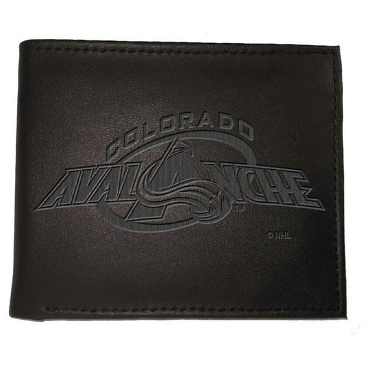 Team Sports America Best Seller - Colorado Avalanche, Bi-Fold Wallet, Black