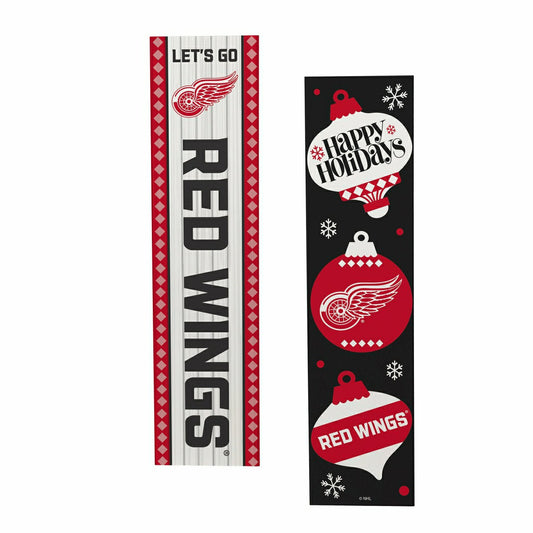 Team Sports America Essential - Detroit Red Wings 47" Double Sided Leaner, Christmas