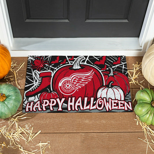 Team Sports America Everyday - Detroit Red Wings Halloween PVC Mat, 28"x16"