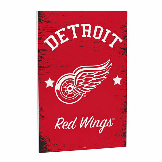 Team Sports America Value - Detroit Red Wings Wood Wall Sign, 16x24