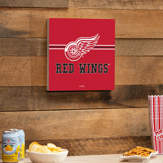 Team Sports America Best Seller - Detroit Red Wings Wood Wall Sign, 12x12