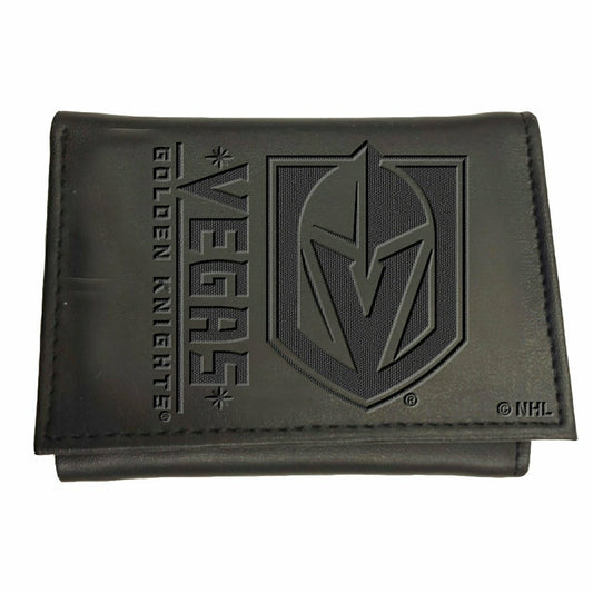 Team Sports America Best Seller - Vegas Golden Knights, Tri-Fold Wallet, Black