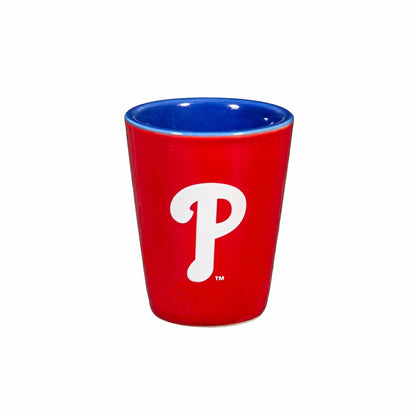 Team Sports America Everyday - Philadelphia Phillies 4-Piece Ceramic 2oz. Shot Glass Set