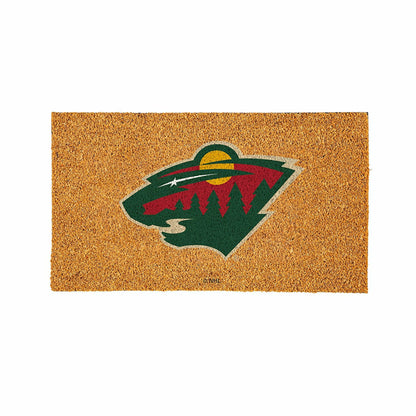 Team Sports America Best Seller - Coir Mat, 16"x28", Minnesota Wild