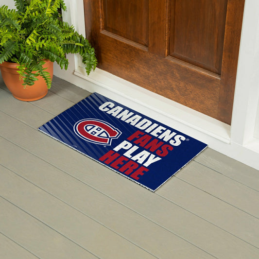 Team Sports America Signature - Montreal Canadiens Fan Mat, 28"x16"