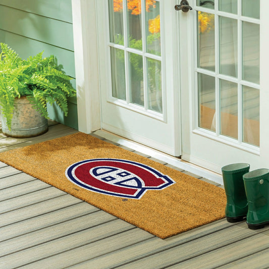 Team Sports America Best Seller - Montreal Canadiens Extra Large Full Color Coir Mat, 60"x24"