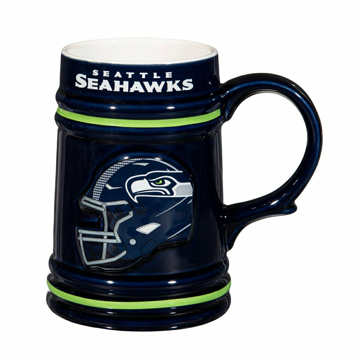 Team Sports America Recommended - Seattle Seahawks Ceramic Stein Cup, 24oz