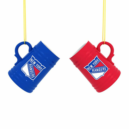 Team Sports America Everyday - New York Rangers Ceramic Mini Stein, 3oz, set of 2