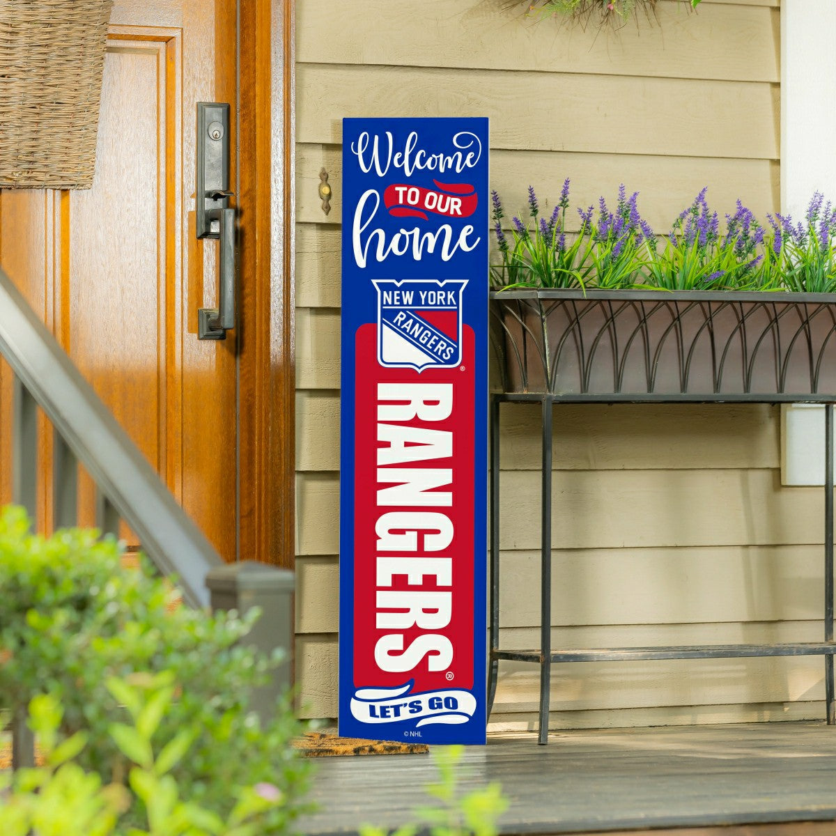 Team Sports America Classic - New York Rangers 47" Double Sided Leaner, Halloween