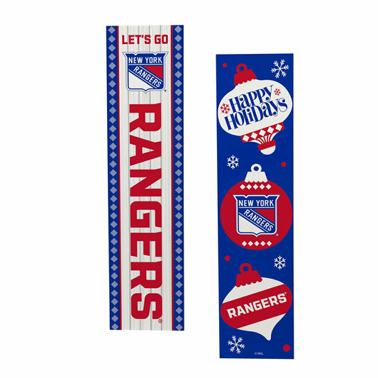 Team Sports America Everyday - New York Rangers 47" Double Sided Leaner, Christmas