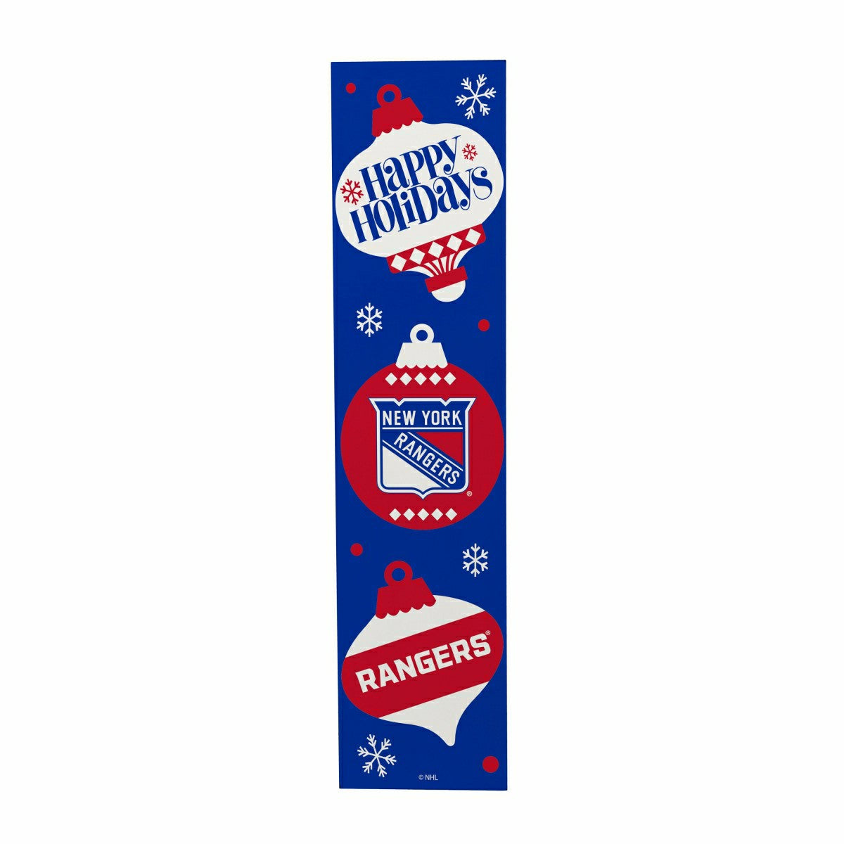 Team Sports America Everyday - New York Rangers 47" Double Sided Leaner, Christmas