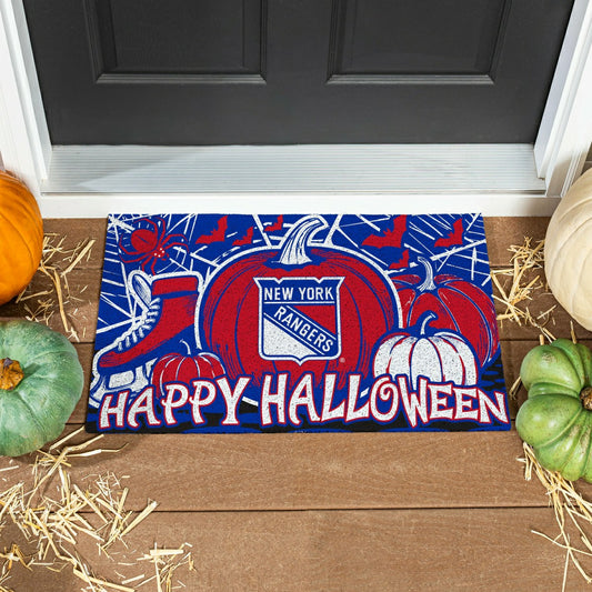 Team Sports America Value - New York Rangers Halloween PVC Mat, 28"x16"