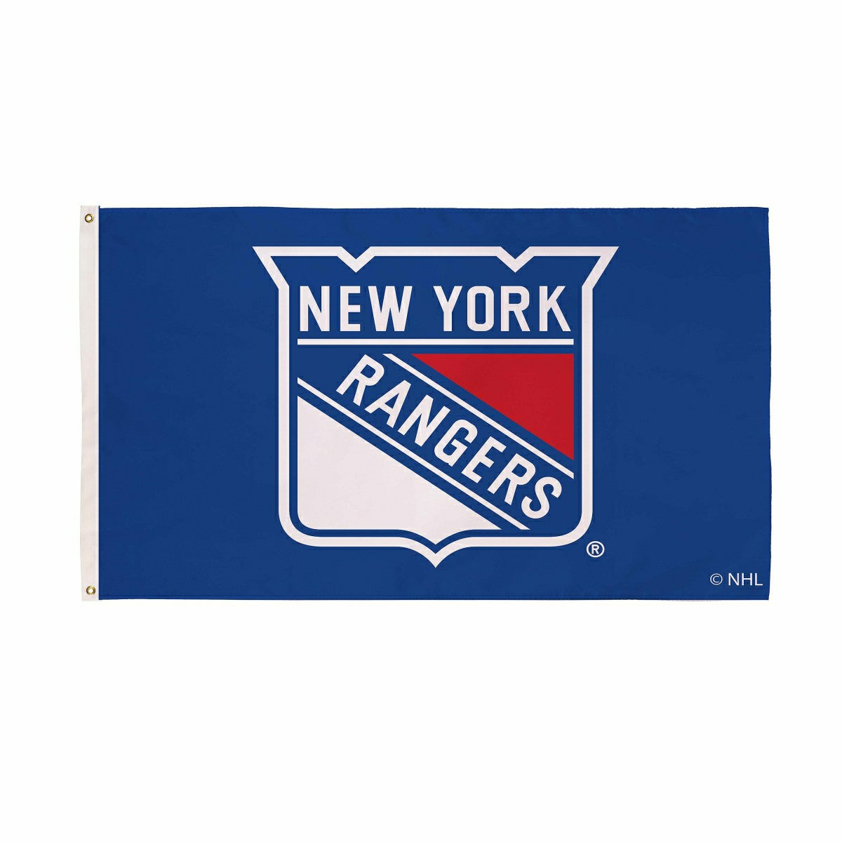 Team Sports America Classic - New York Rangers Single Sided Flag with 2 Grommets, 3'x5'