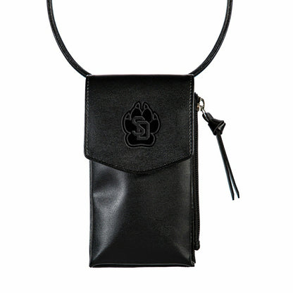 Team Sports America Best Seller - University of South Dakota, Cross Body Wallet, Black