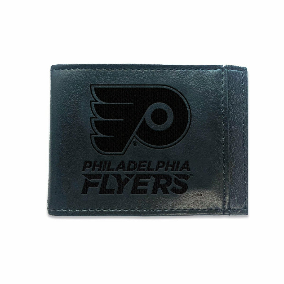Team Sports America Trending - Front Pocket Wallet w/ RFID Blocking, Philadelphia Flyers, Black