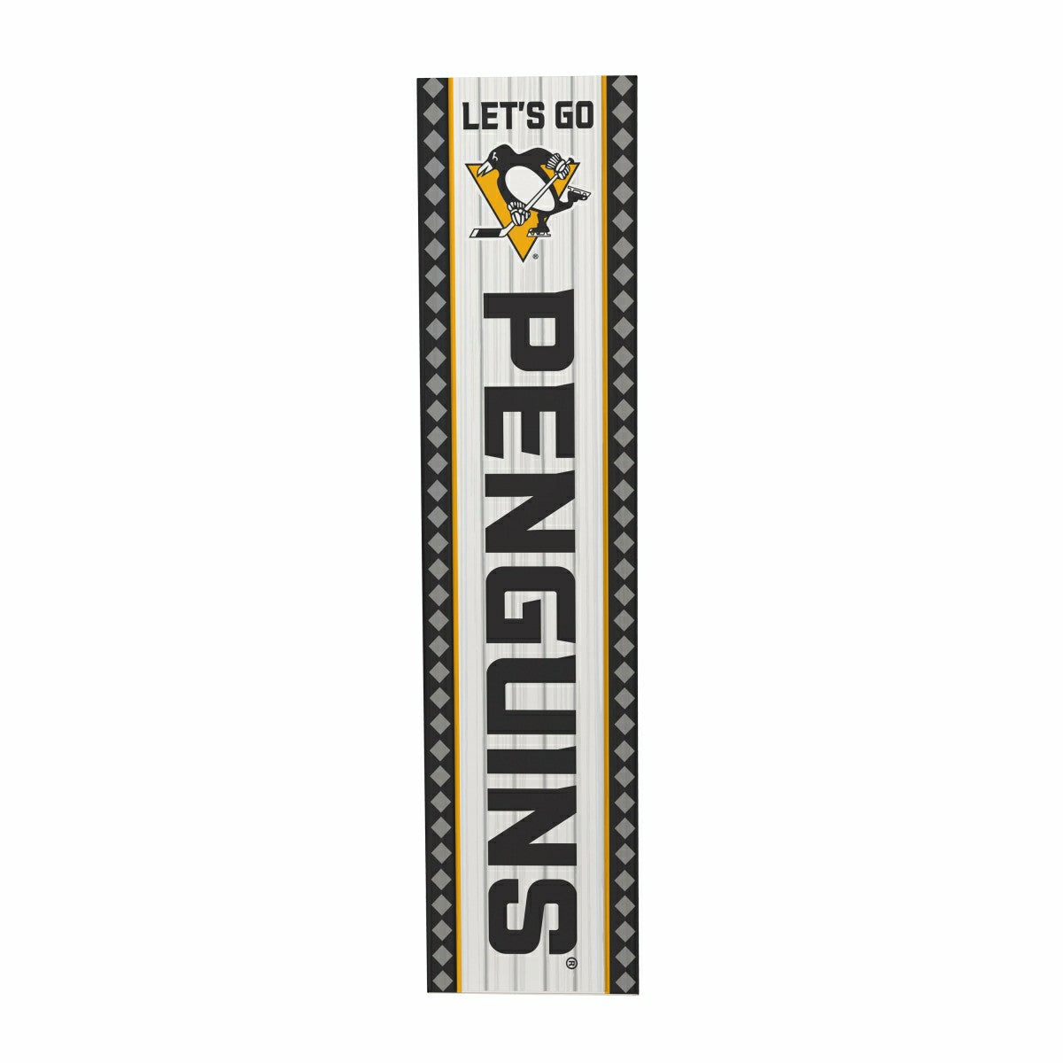 Team Sports America Best Seller - 47" Double Sided Leaner, Pittsburgh Penguins, Christmas