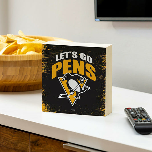 Team Sports America Exclusive - Pittsburgh Penguins Plock, Down Home Fans, 6x6