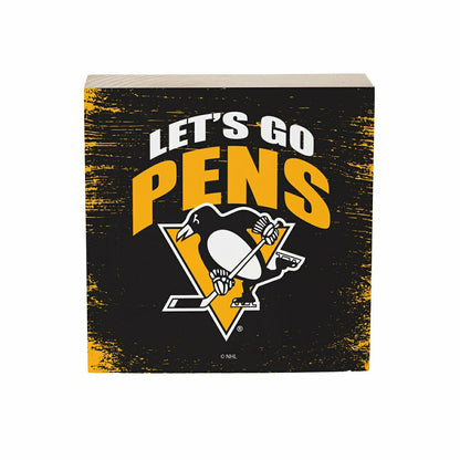Team Sports America Exclusive - Pittsburgh Penguins Plock, Down Home Fans, 6x6