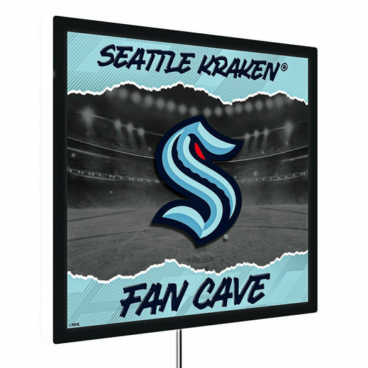 Team Sports America Best Seller - Seattle Kraken 23"H x 23"L LED Wall Decor, Edgelite, Square