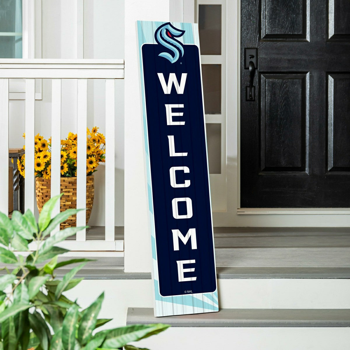 Team Sports America Classic - Seattle Kraken Summer Seasonal Single Sided Large Leaner, 46"