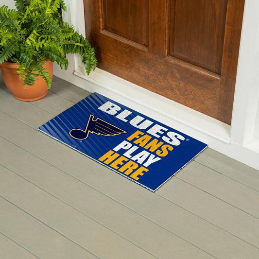 Team Sports America Recommended - St Louis Blues Fan Mat, 28"x16"