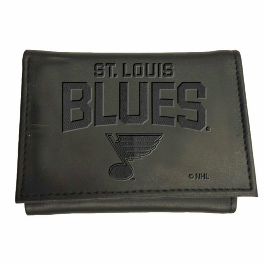 Team Sports America Exclusive - St Louis Blues, Tri-Fold Wallet, Black
