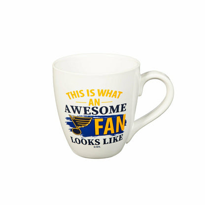 Team Sports America Essential - Ceramic Cup o' Java 17oz Gift Set, St Louis Blues