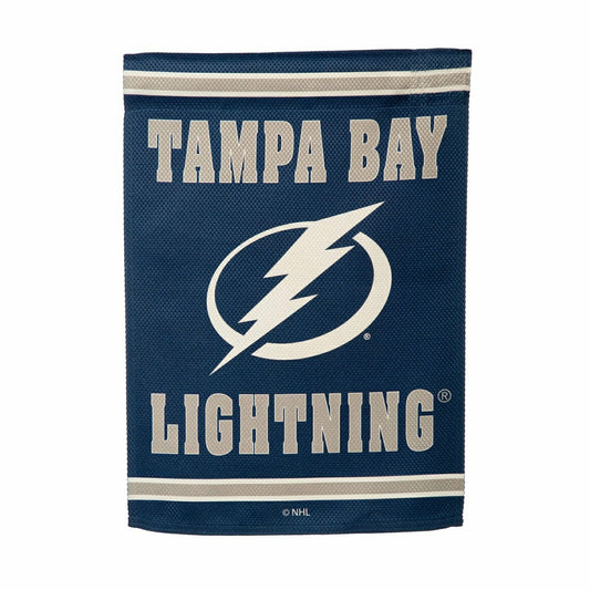 Team Sports America Everyday - Embossed Suede Flag, GDN Size, Tampa Bay Lightning