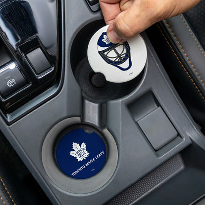 Team Sports America Essential - Toronto Maple Leafs Car Coaster Set, 2pc