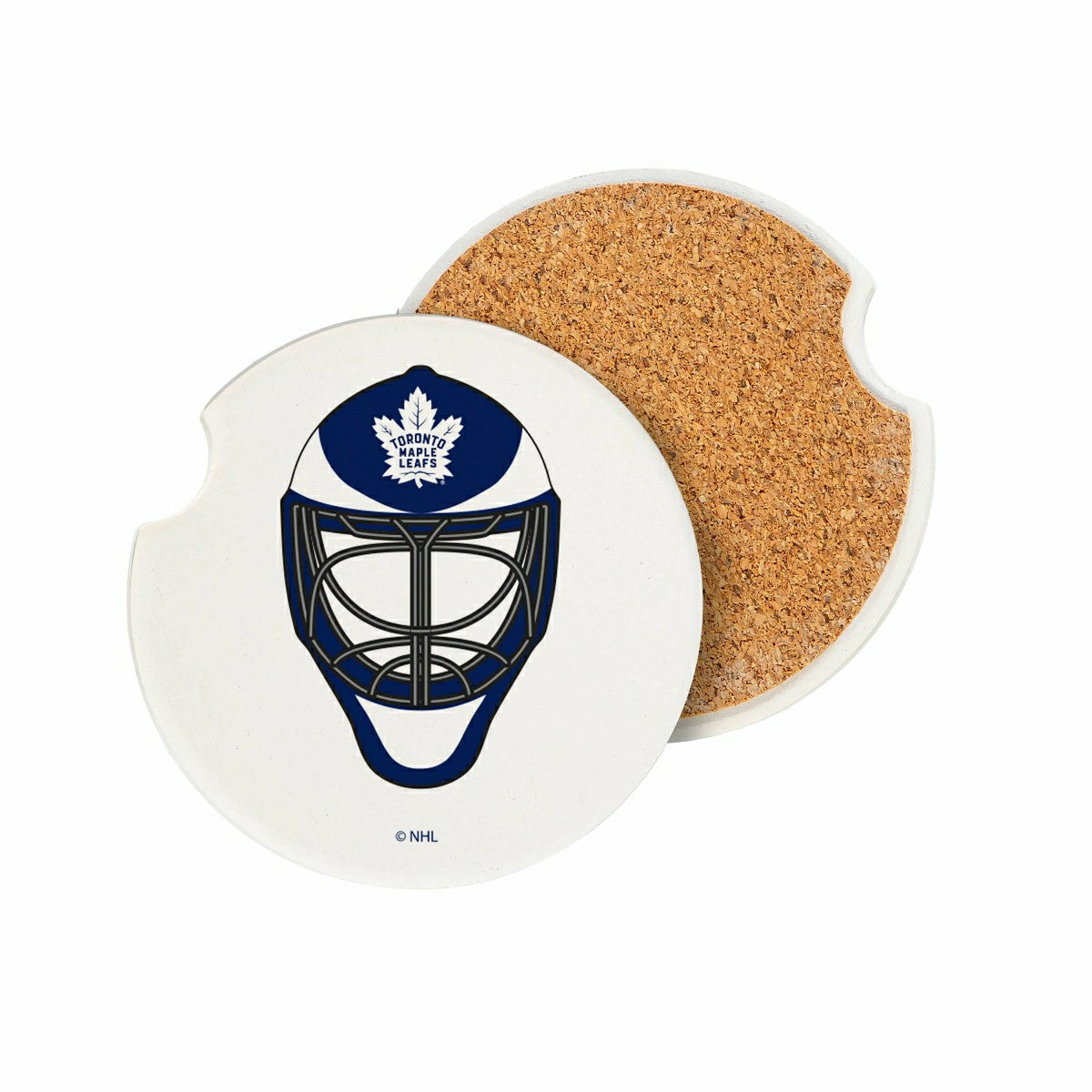 Team Sports America Essential - Toronto Maple Leafs Car Coaster Set, 2pc